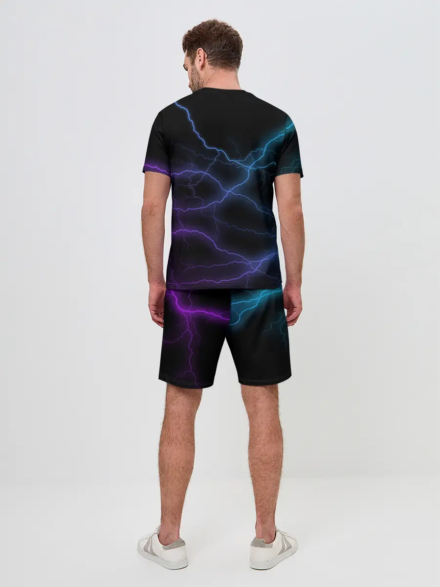 Мужской костюм с шортами / МОЛНИЯ