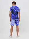 Мужской костюм с шортами / МОЛНИЯ BLUE