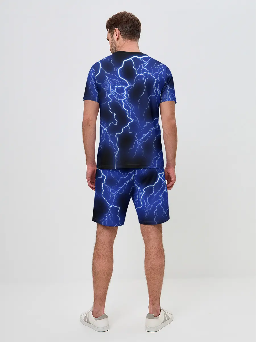 Мужской костюм с шортами / МОЛНИЯ NEON