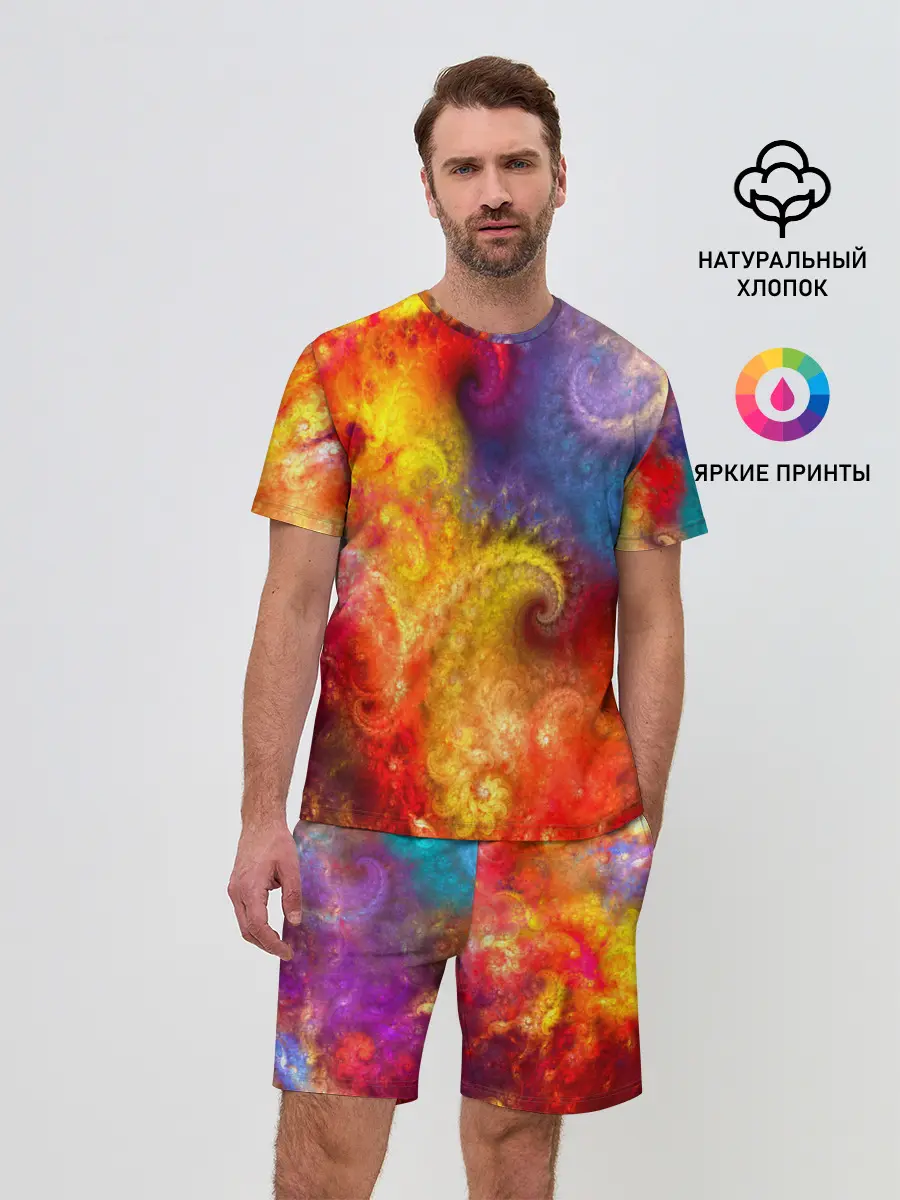 Мужской костюм с шортами / Absract