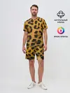 Мужской костюм с шортами / Леопард