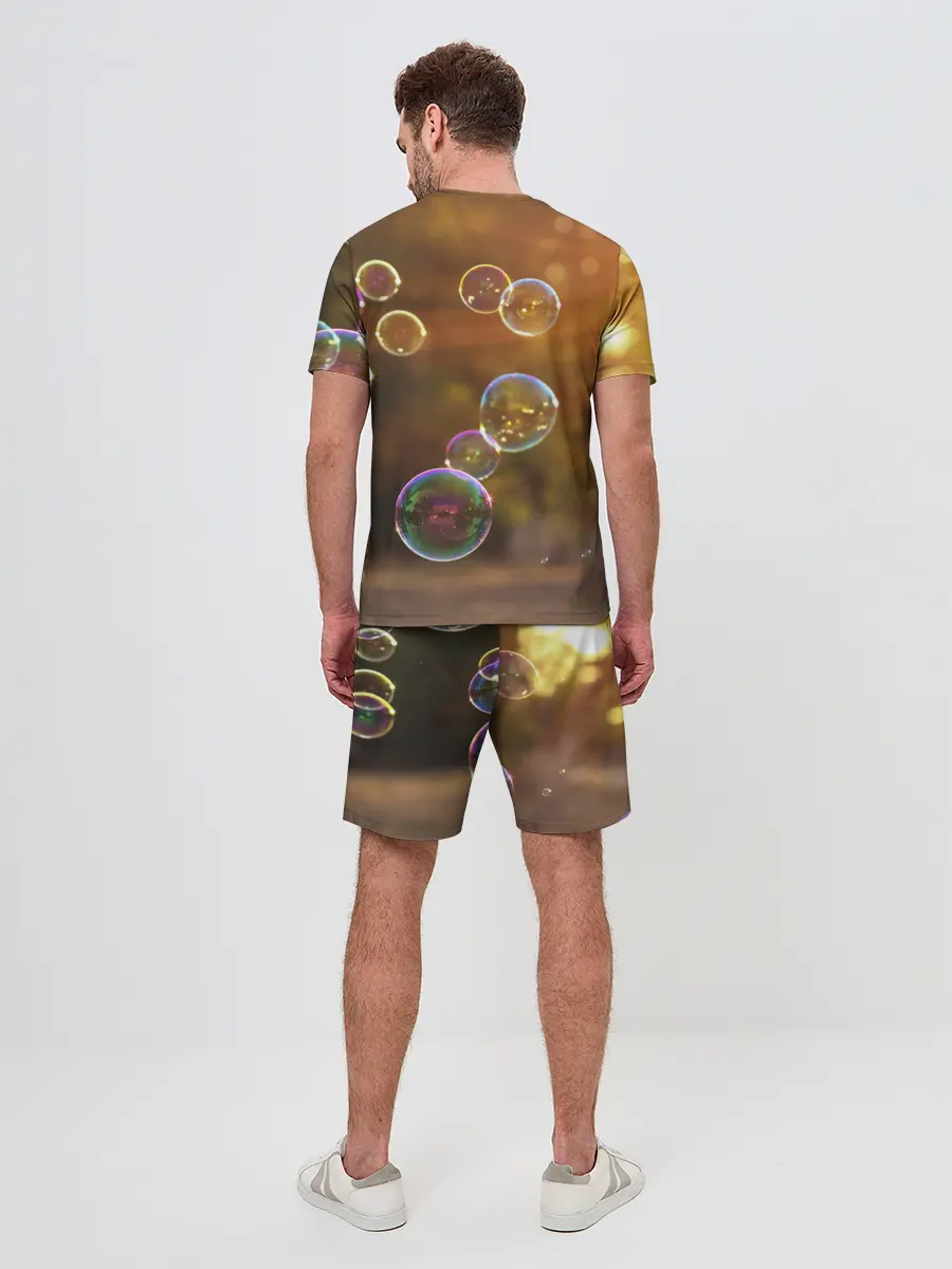 Мужской костюм с шортами / Мыльные пузыри.
