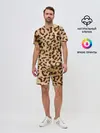Мужской костюм с шортами / Леопард