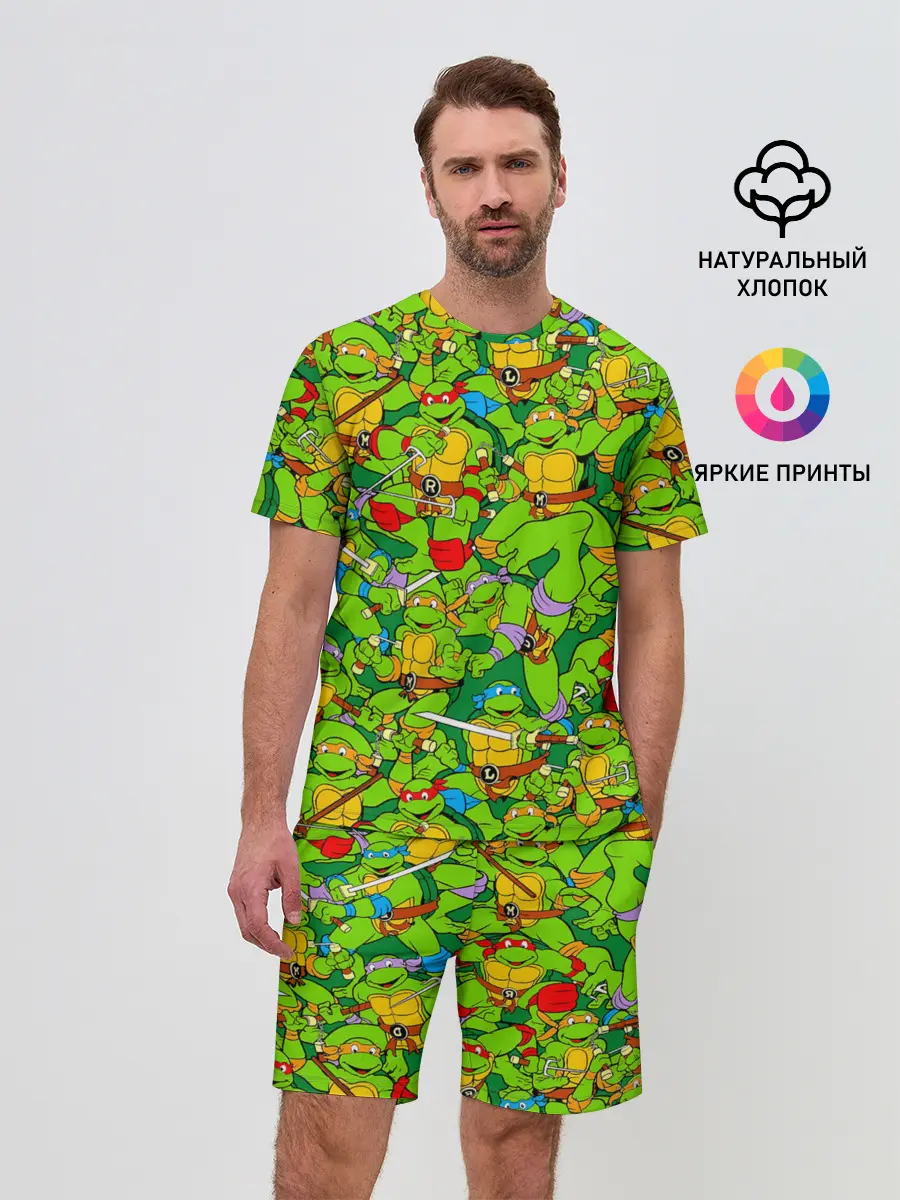Мужской костюм с шортами / Черепашки - ниндзя