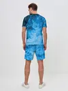 Мужской костюм с шортами / ОГОНЬ BLUE