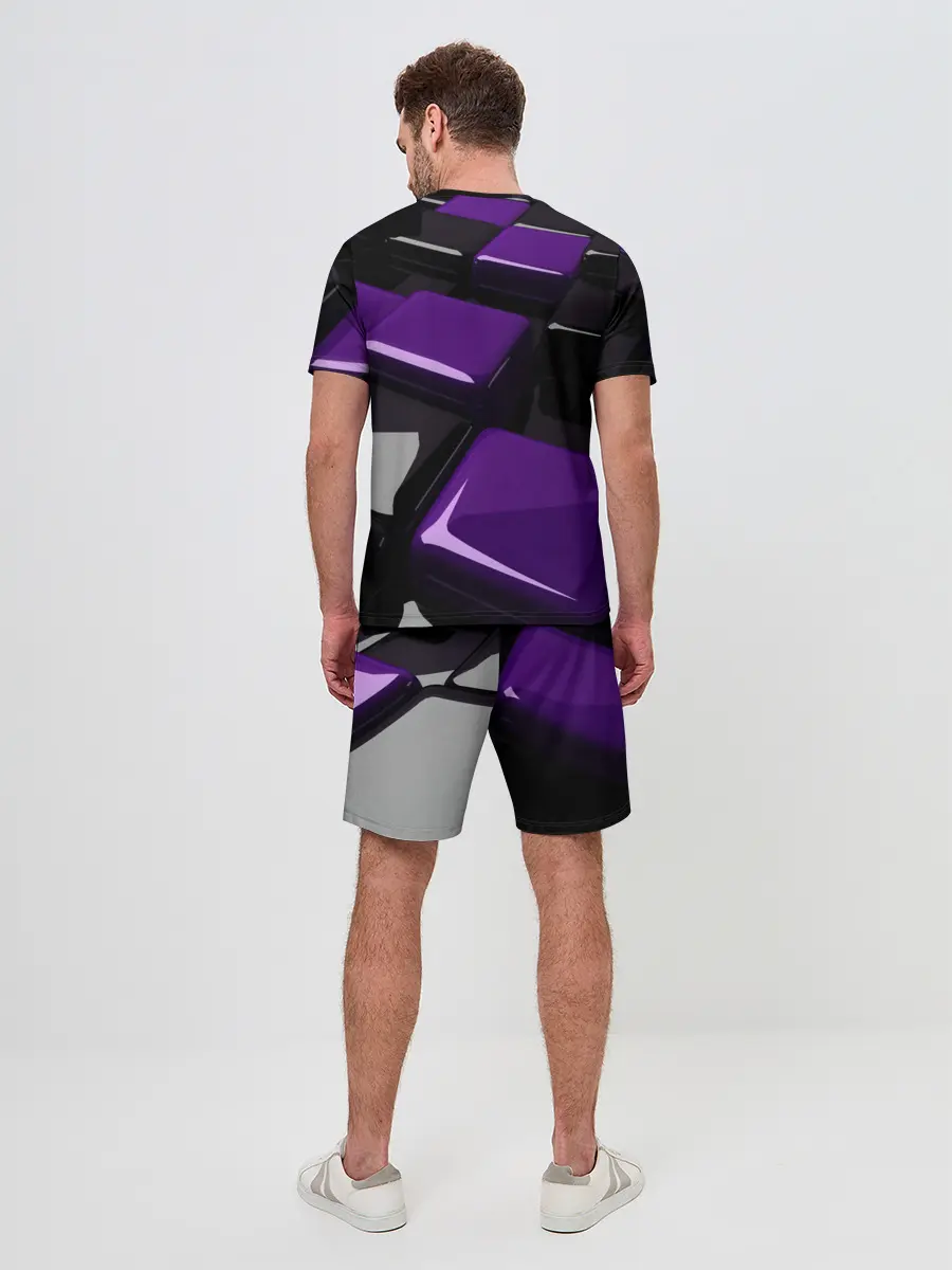 Мужской костюм с шортами / НЕОНОВАЯ ГЕОМЕТРИЯ