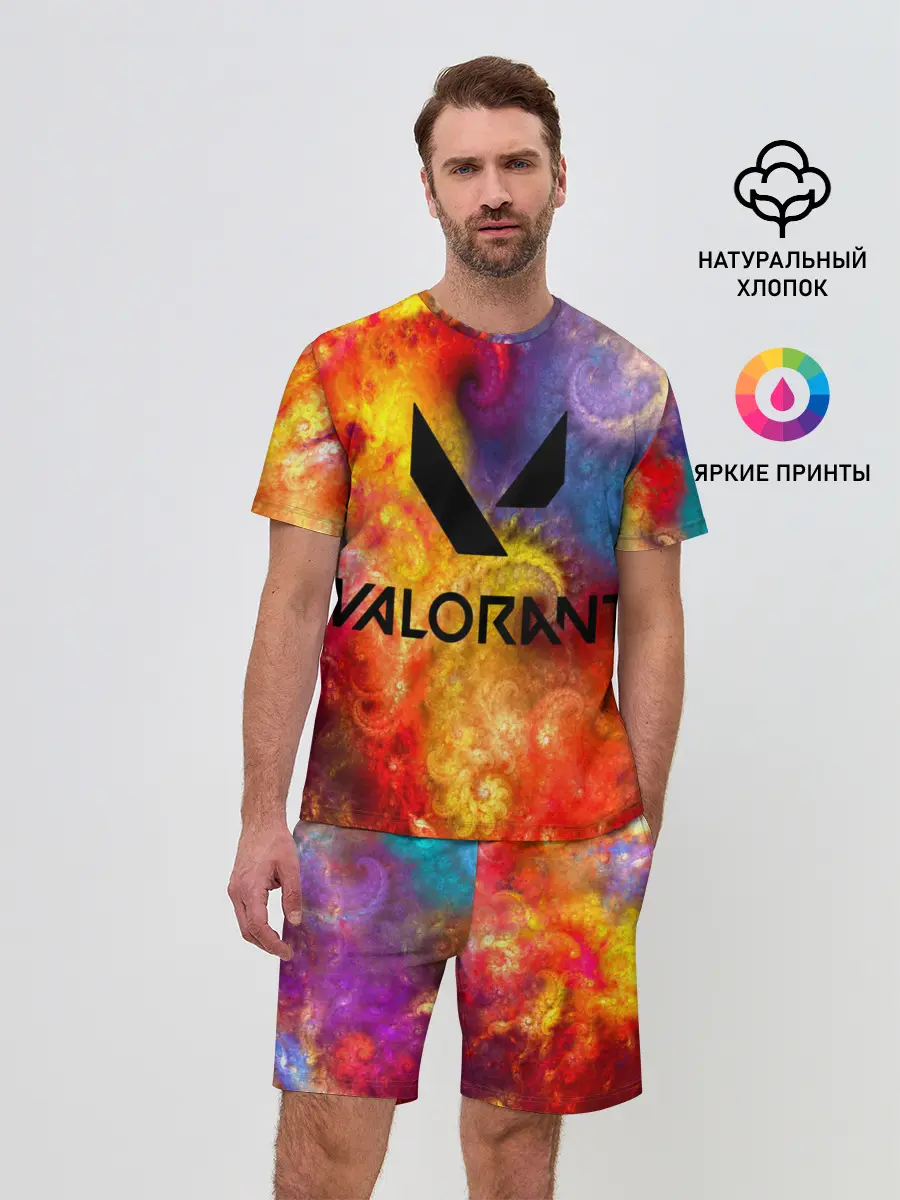 Мужской костюм с шортами / Valorant