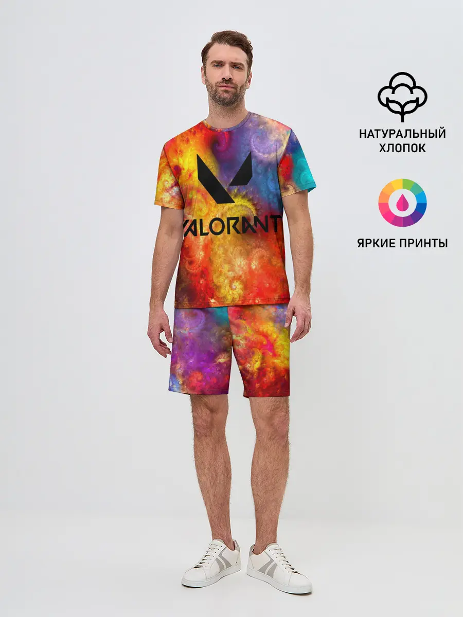 Мужской костюм с шортами / Valorant