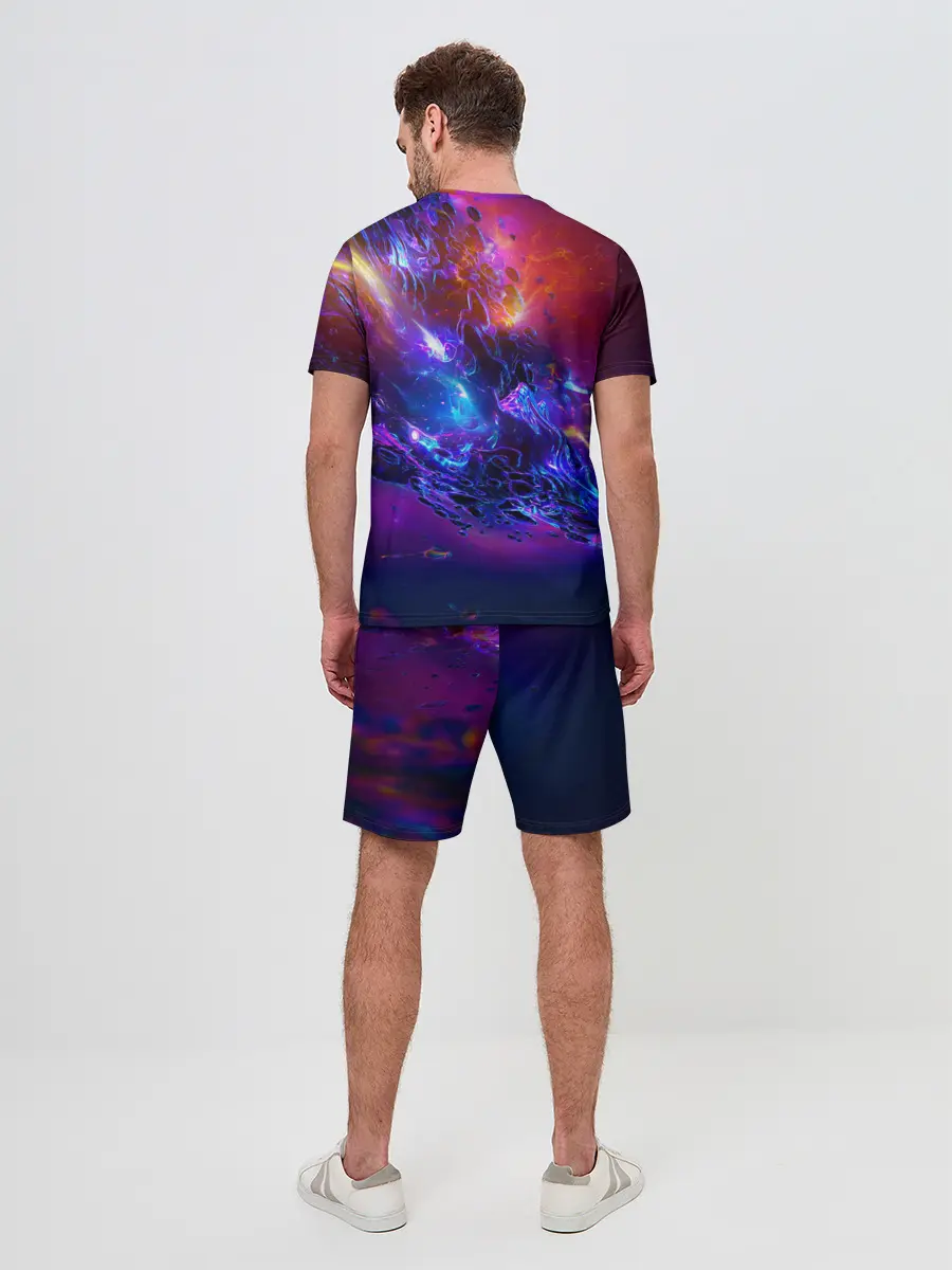 Мужской костюм с шортами / SPACE ABSTRACT