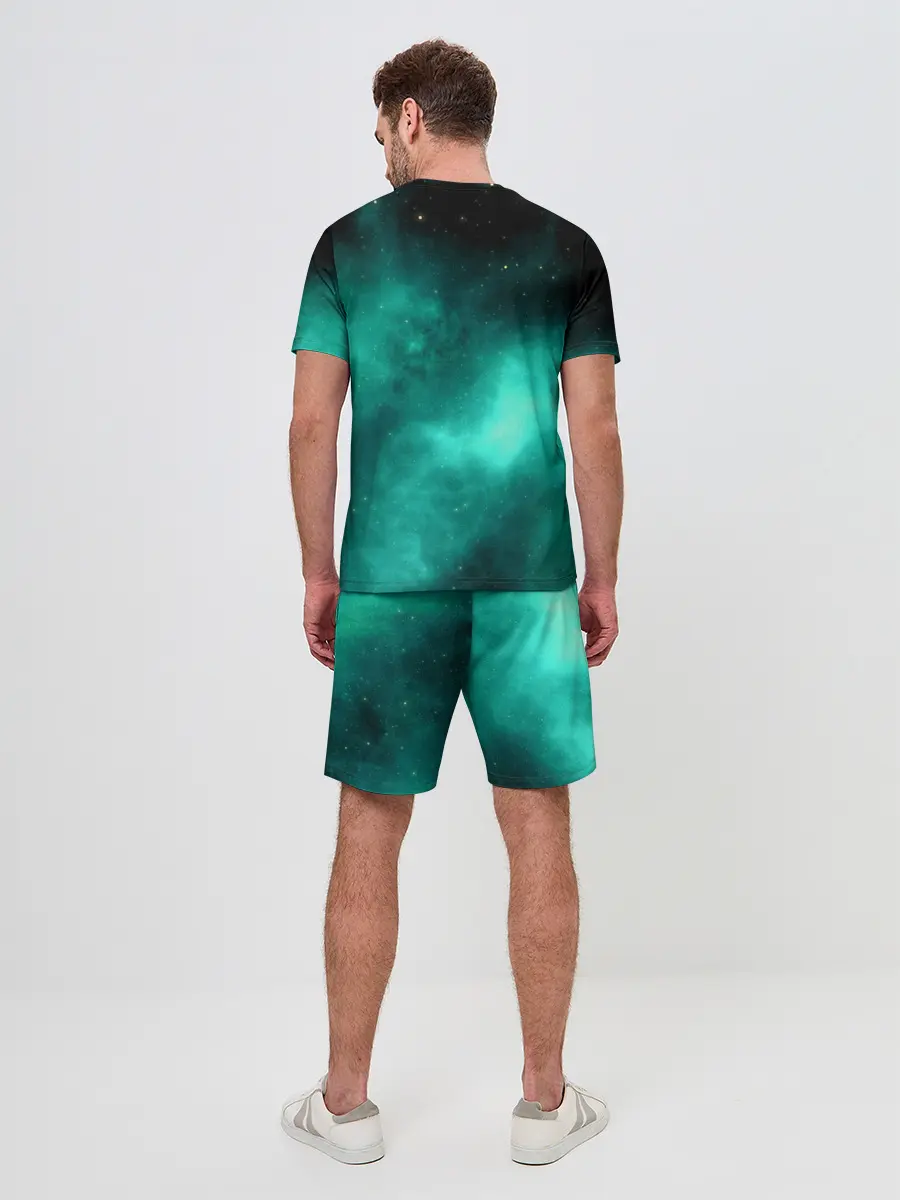 Мужской костюм с шортами / НЕОНОВЫЙ КОСМОС