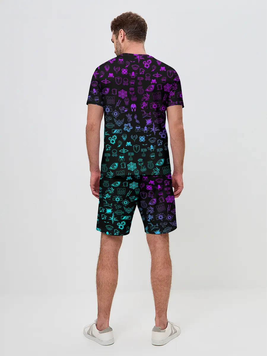 Мужской костюм с шортами / RAINBOW SIX | SIEGE NEON