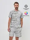Мужской костюм с шортами / МАССИВ ИЕРОГЛИФОВ