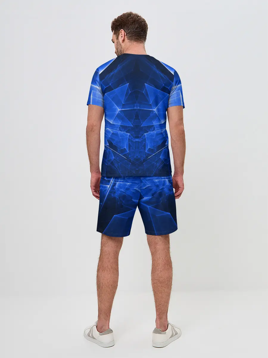 Мужской костюм с шортами / СИНЯЯ БРОНЯ