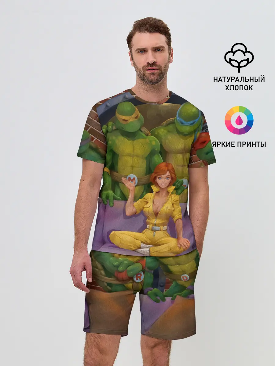 Мужской костюм с шортами / ЧЕРЕПАШКИХАБ