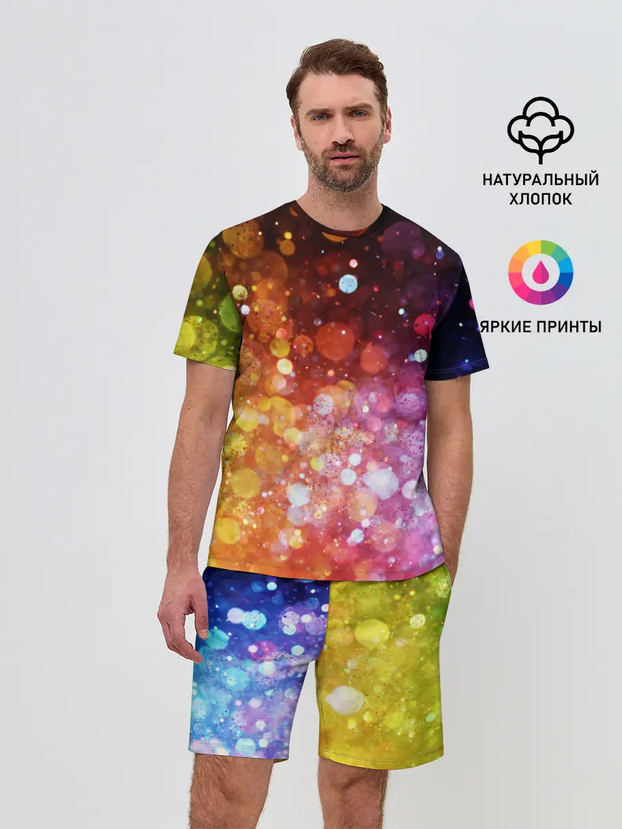 Мужской костюм с шортами / Боке