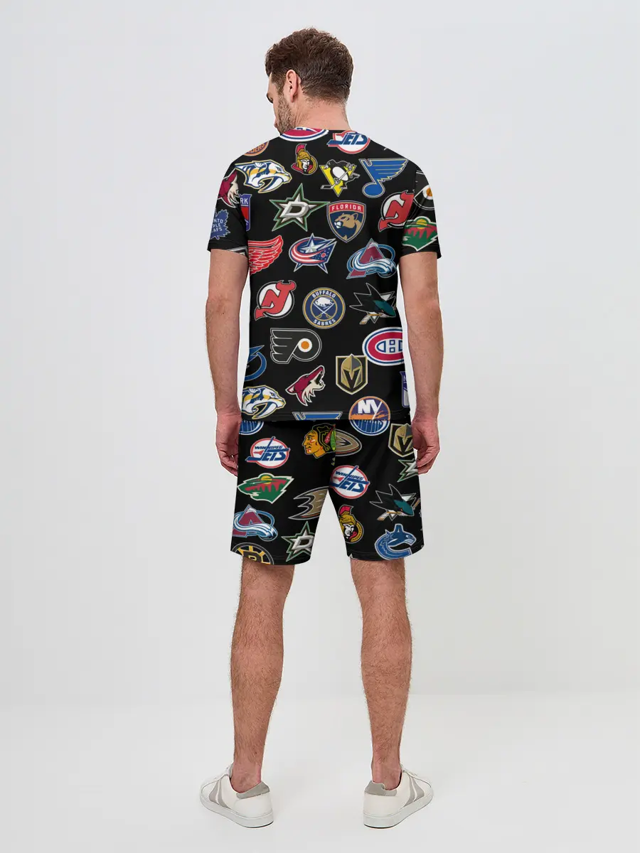 Мужской костюм с шортами / NBA PATTERN