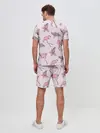 Мужской костюм с шортами / Розовый фламинго