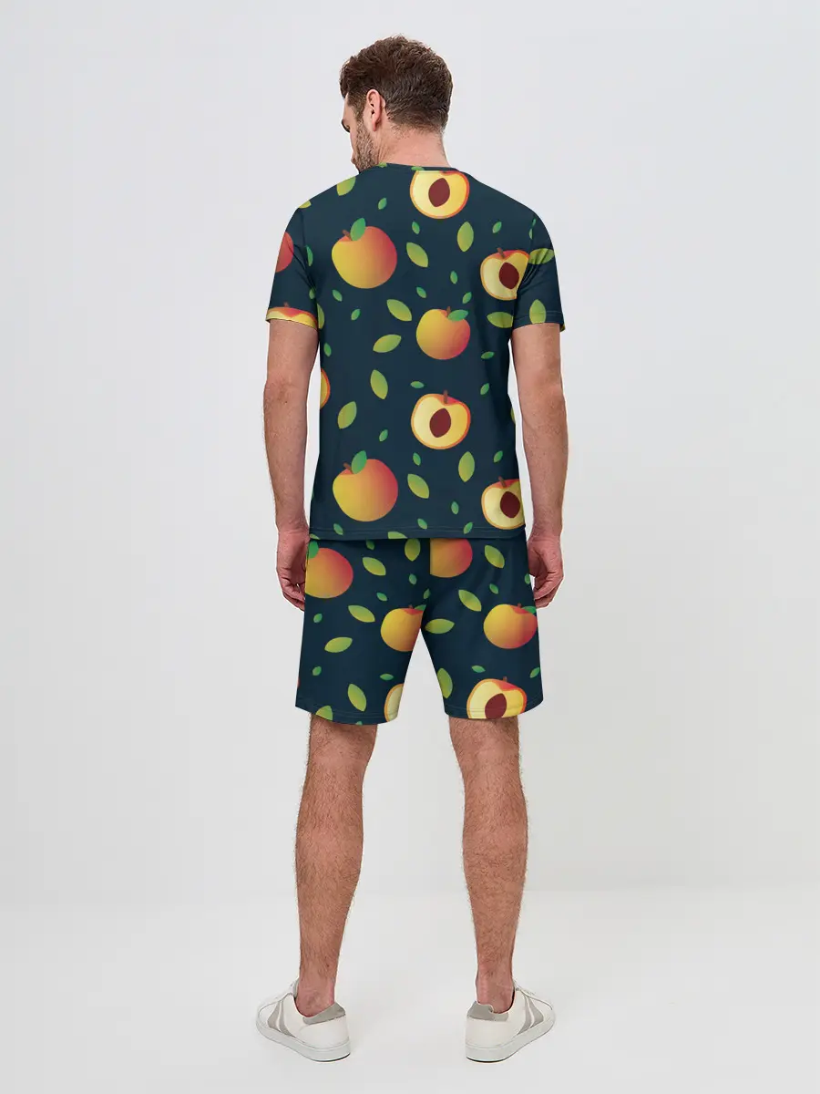 Мужской костюм с шортами / Фруктовый арт