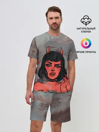 Мужской костюм с шортами / КОФЕЕК