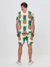 Мужской костюм с шортами / Ананасовый арт