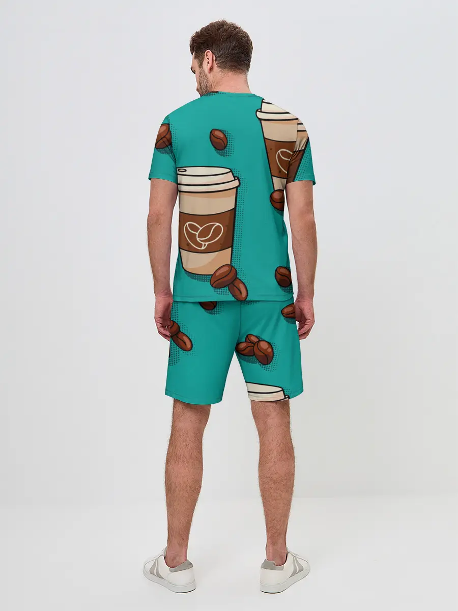 Мужской костюм с шортами / Я ЛЮБЛЮ КОФЕ | I LOVE COFFEE