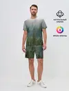 Мужской костюм с шортами / Лес