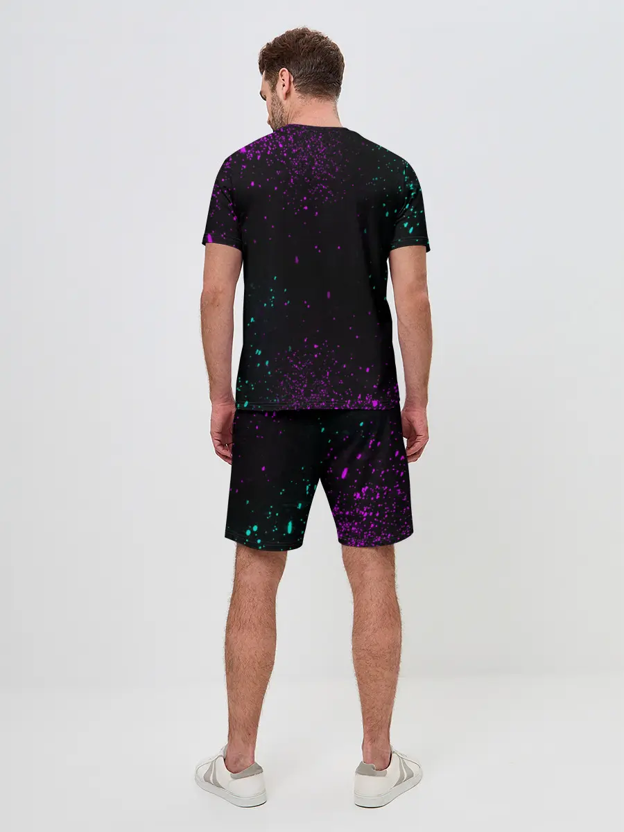 Мужской костюм с шортами / Панда