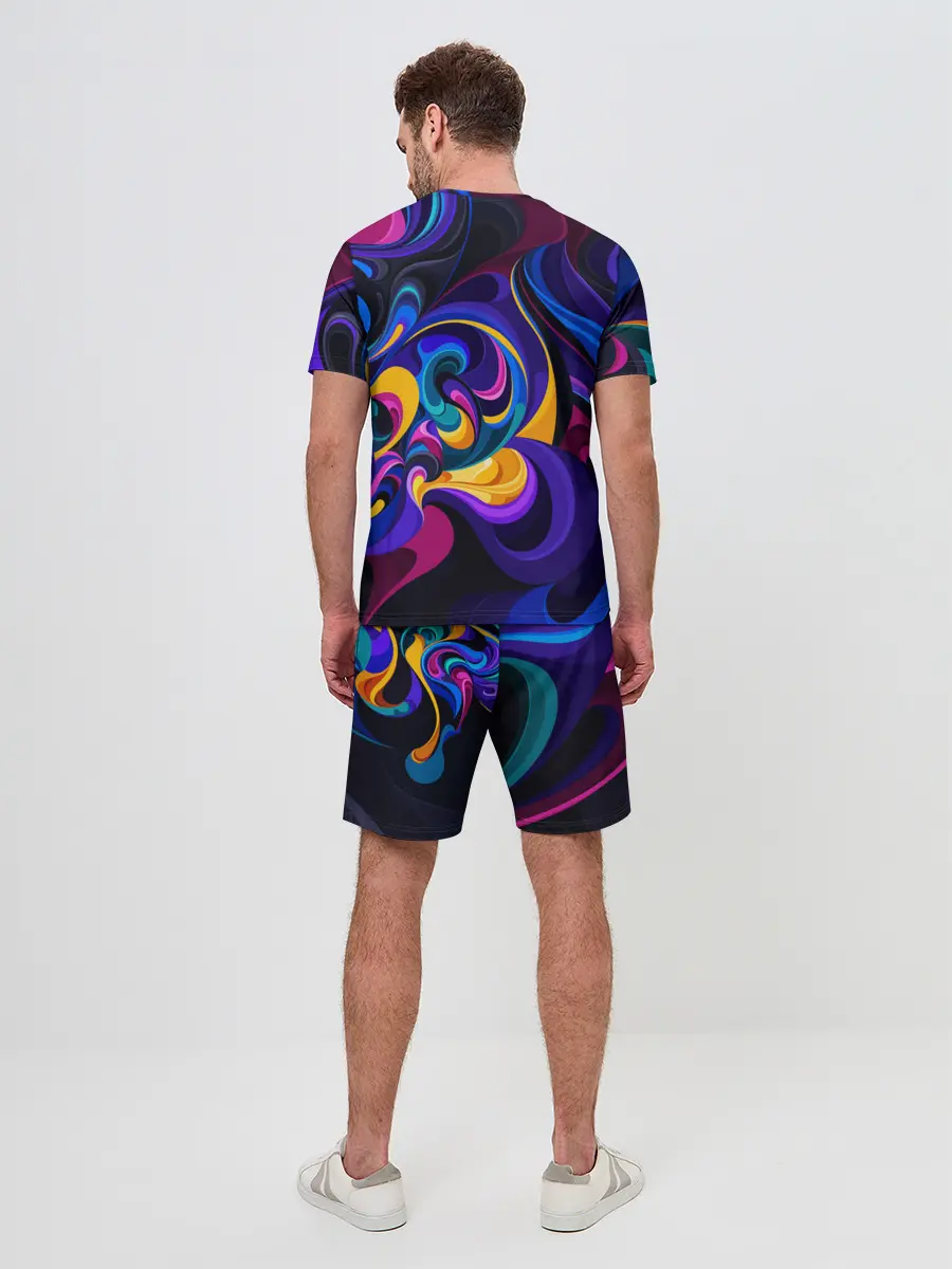 Мужской костюм с шортами / ABSTRACT COLOR