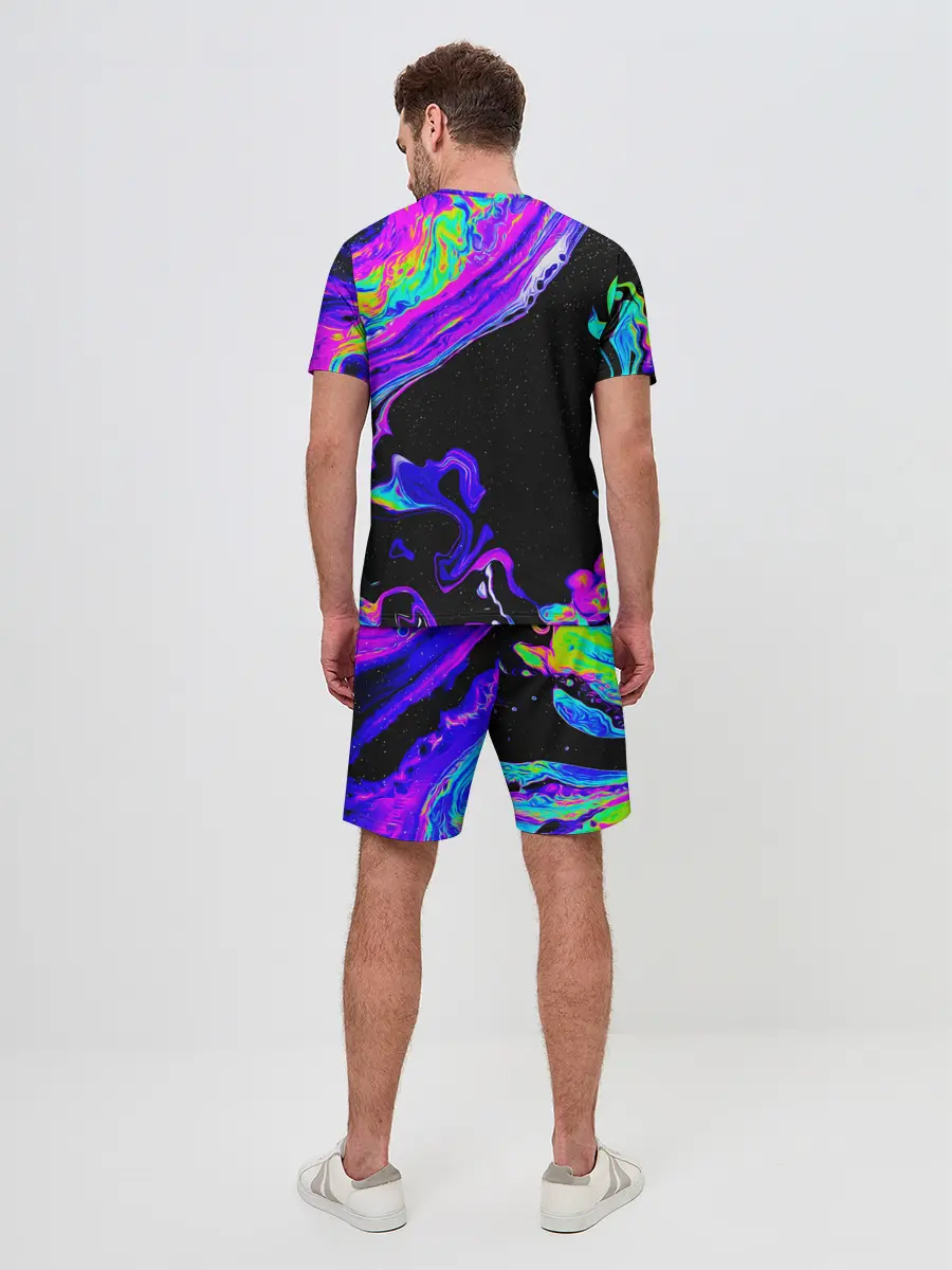 Мужской костюм с шортами / DIGITAL ABSTRACT