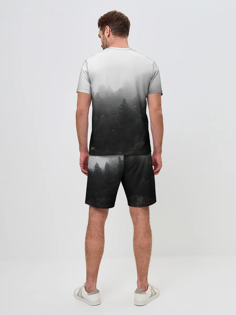 Мужской костюм с шортами / Лес