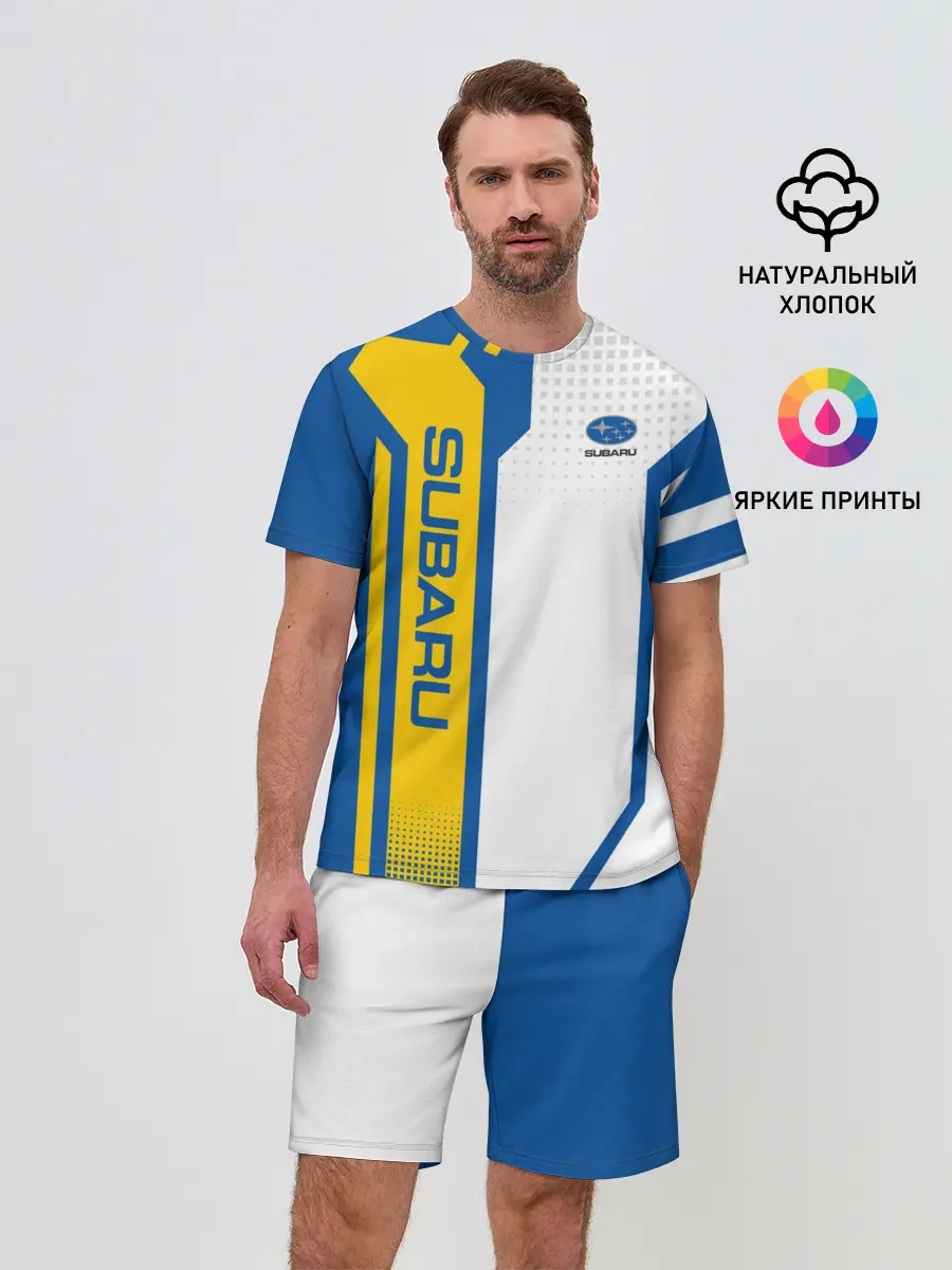 Мужской костюм с шортами / Subaru Driver team