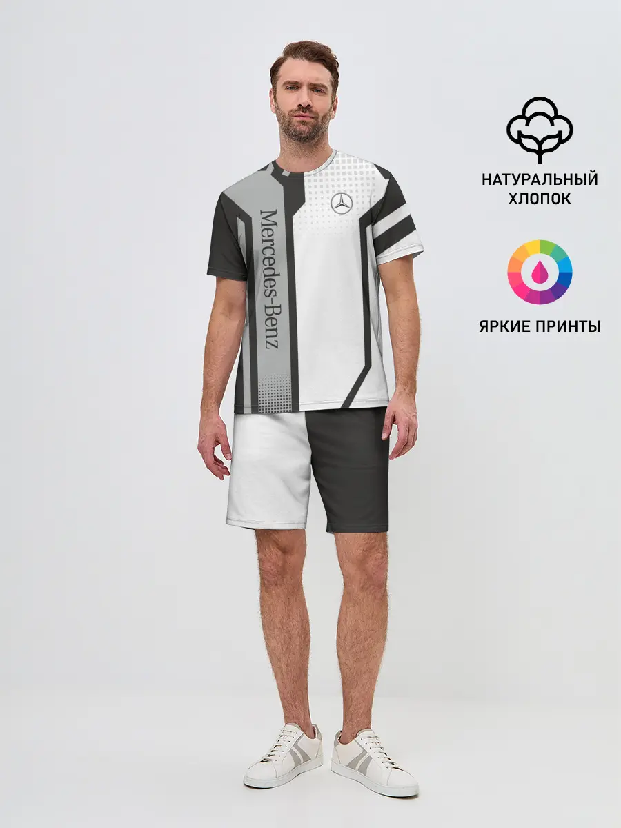 Мужской костюм с шортами / Mercedes Driver team