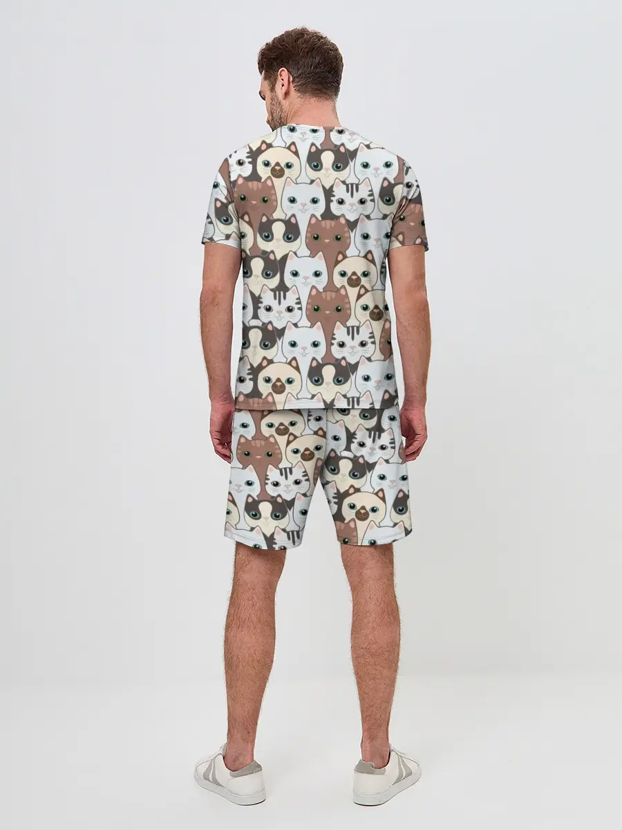 Мужской костюм с шортами / Животные.