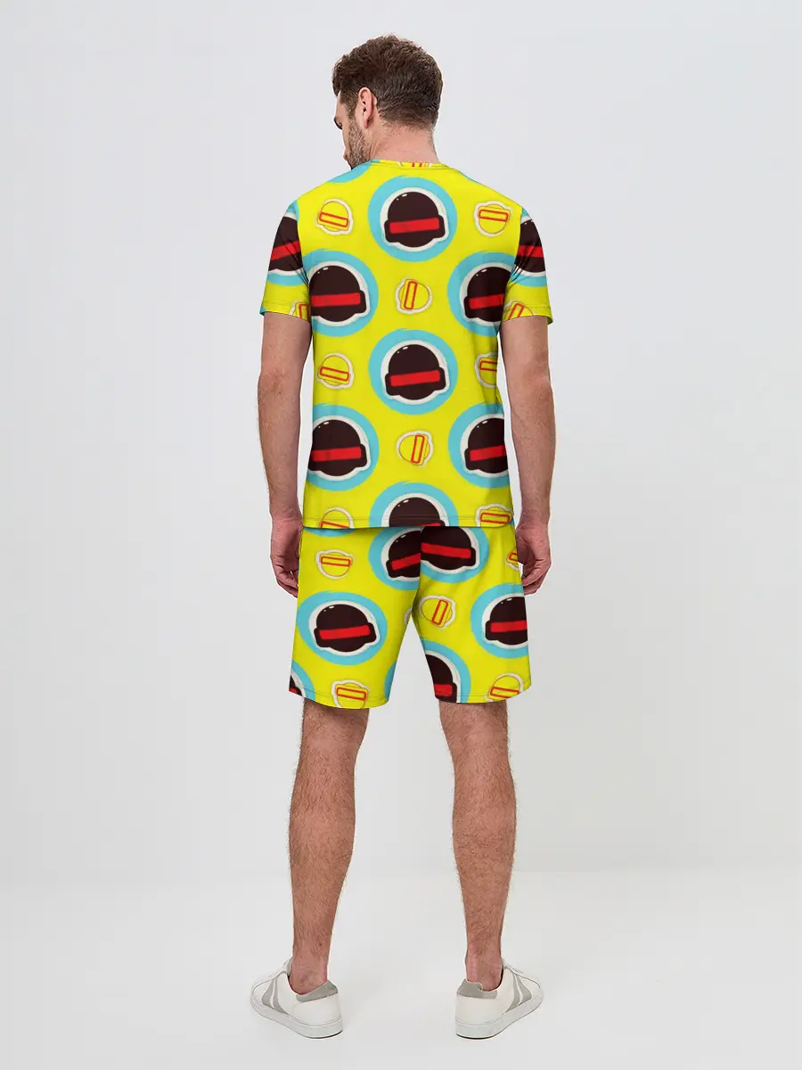 Мужской костюм с шортами / PUBG | YELLOW