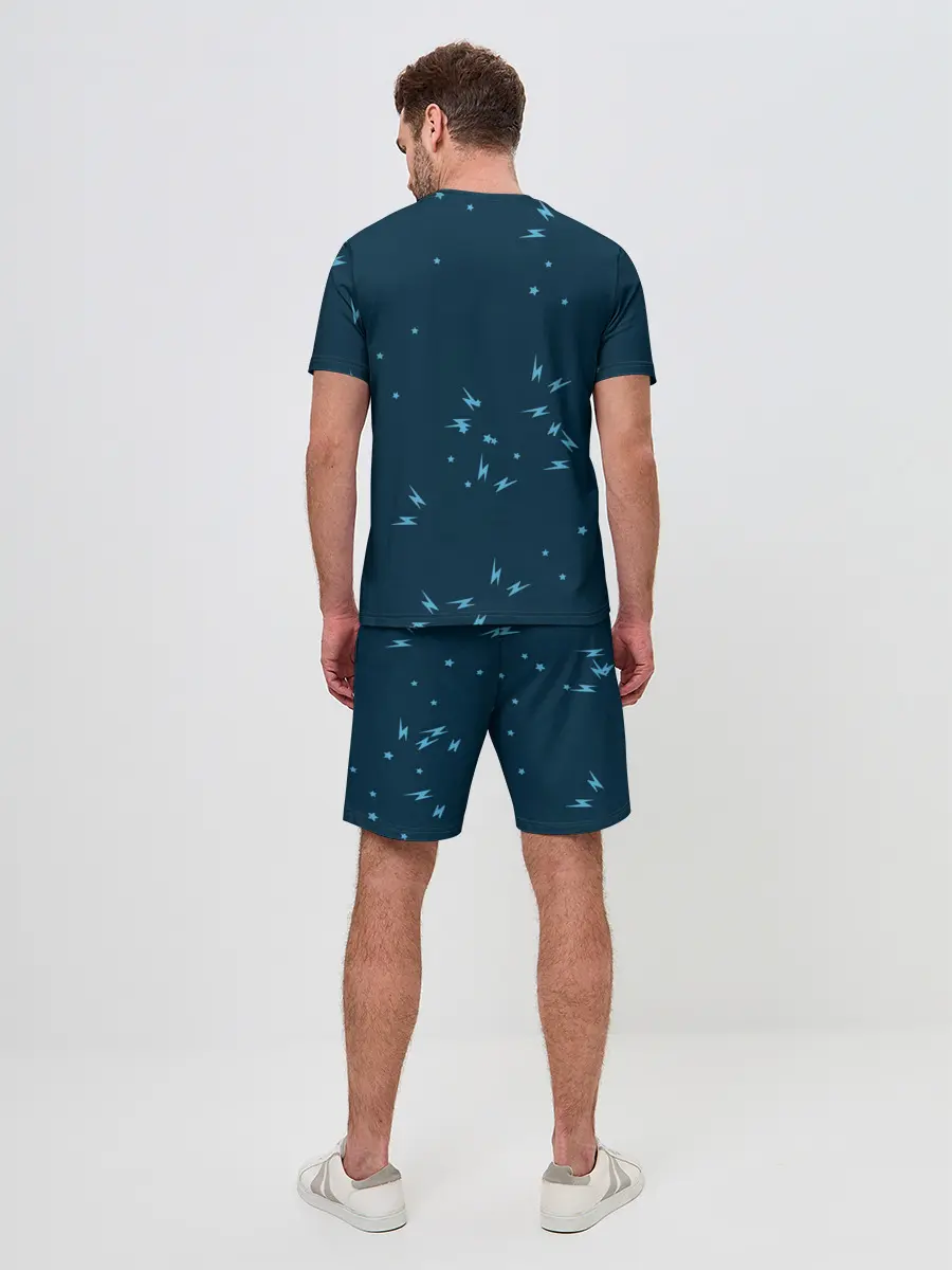 Мужской костюм с шортами / Космический рок