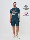 Мужской костюм с шортами / Космический рок