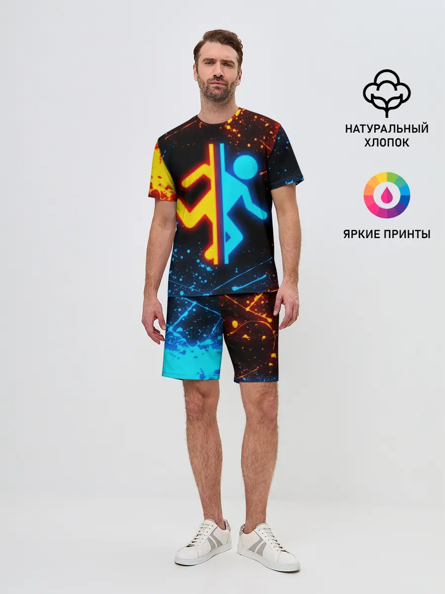 Мужской костюм с шортами / PORTAL 2 | ПОРТАЛ 2