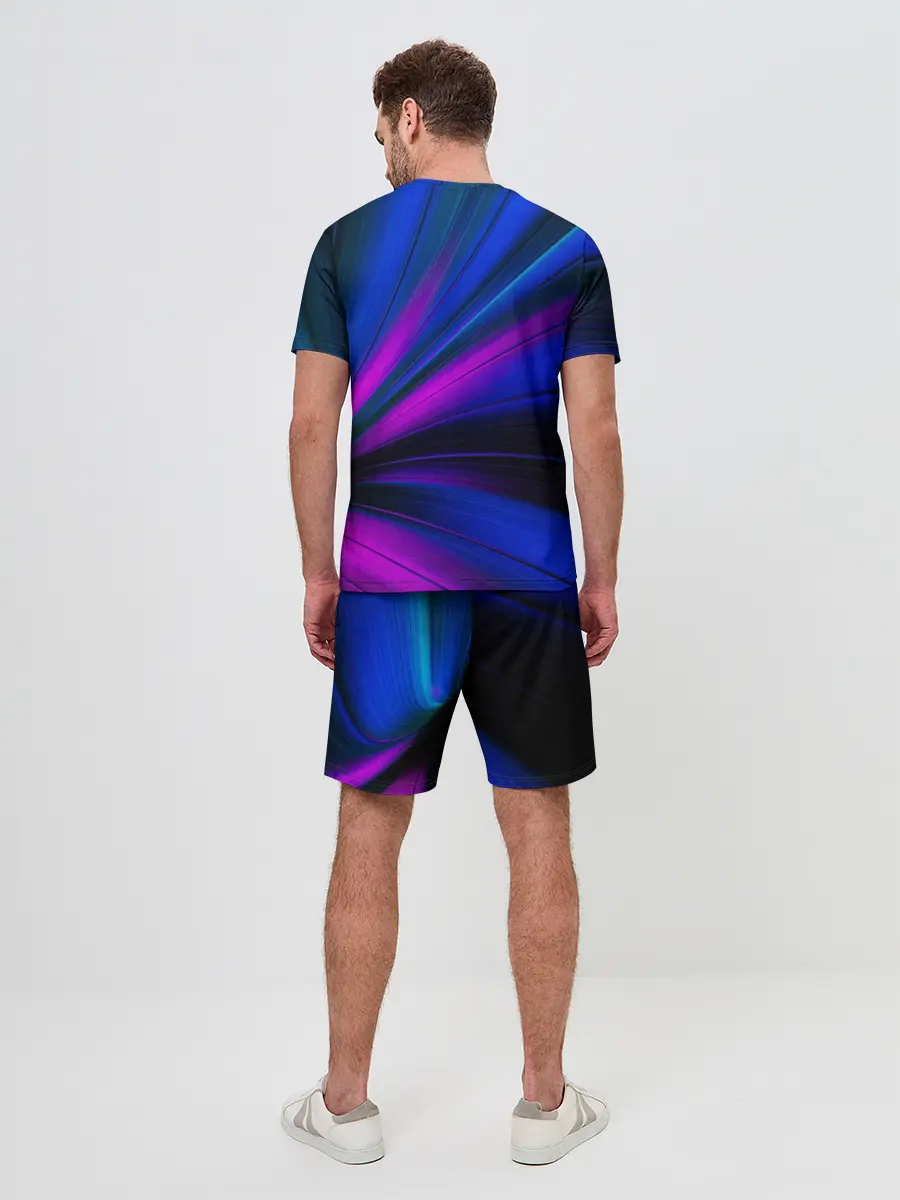 Мужской костюм с шортами / НЕОНОВЫЕ ВОЛНЫ | NEON STRIPES