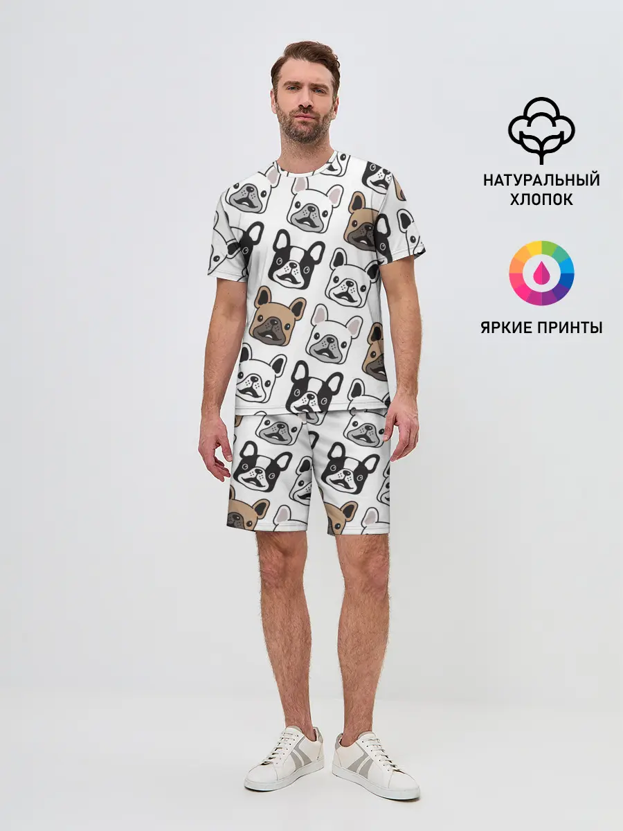 Мужской костюм с шортами / БОСТОН ТЕРЬЕР | BOSTON TERRIER