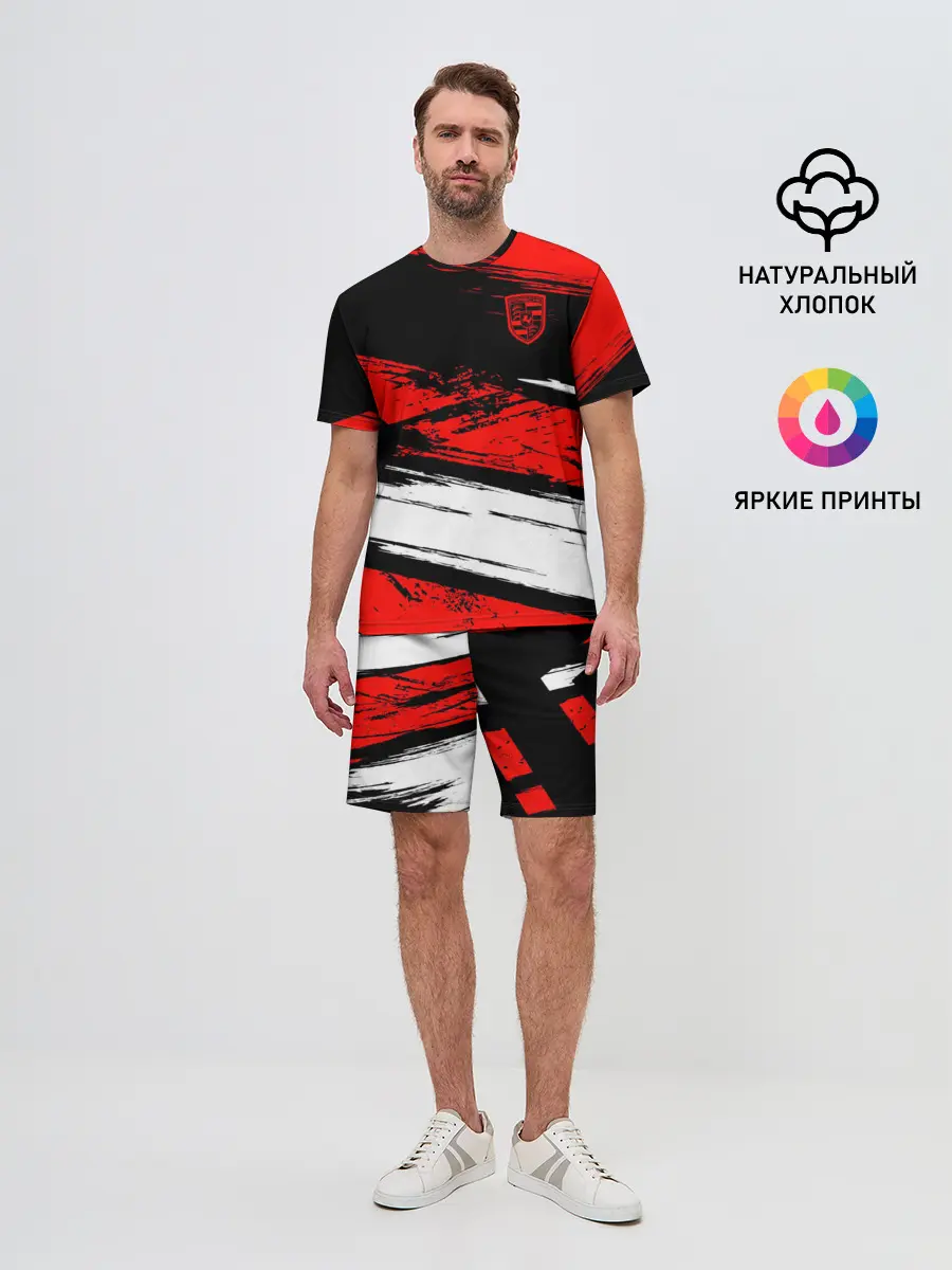 Мужской костюм с шортами / Porsche