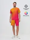 Мужской костюм с шортами / ГРАДИЕНТ И НИЧЕГО ЛИШНЕГО