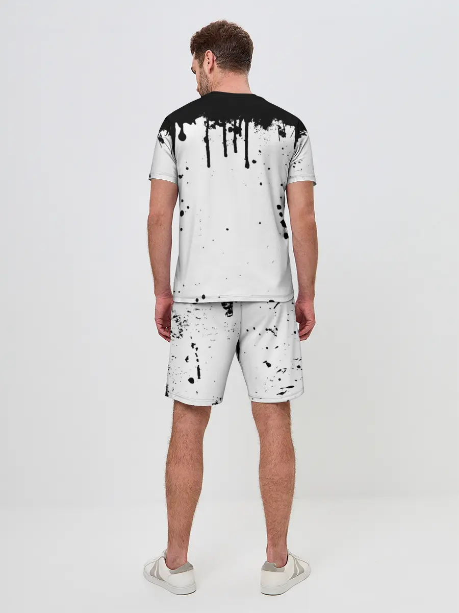 Мужской костюм с шортами / Ахегао лицо в цвете