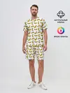 Мужской костюм с шортами / Бананы