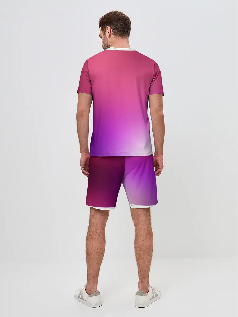 Мужской костюм с шортами / Нежный цвет