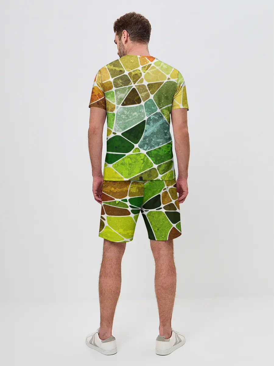 Мужской костюм с шортами / Мозаика