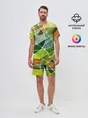 Мужской костюм с шортами / Мозаика