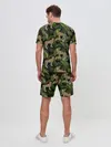 Мужской костюм с шортами / Леопарды на ветках