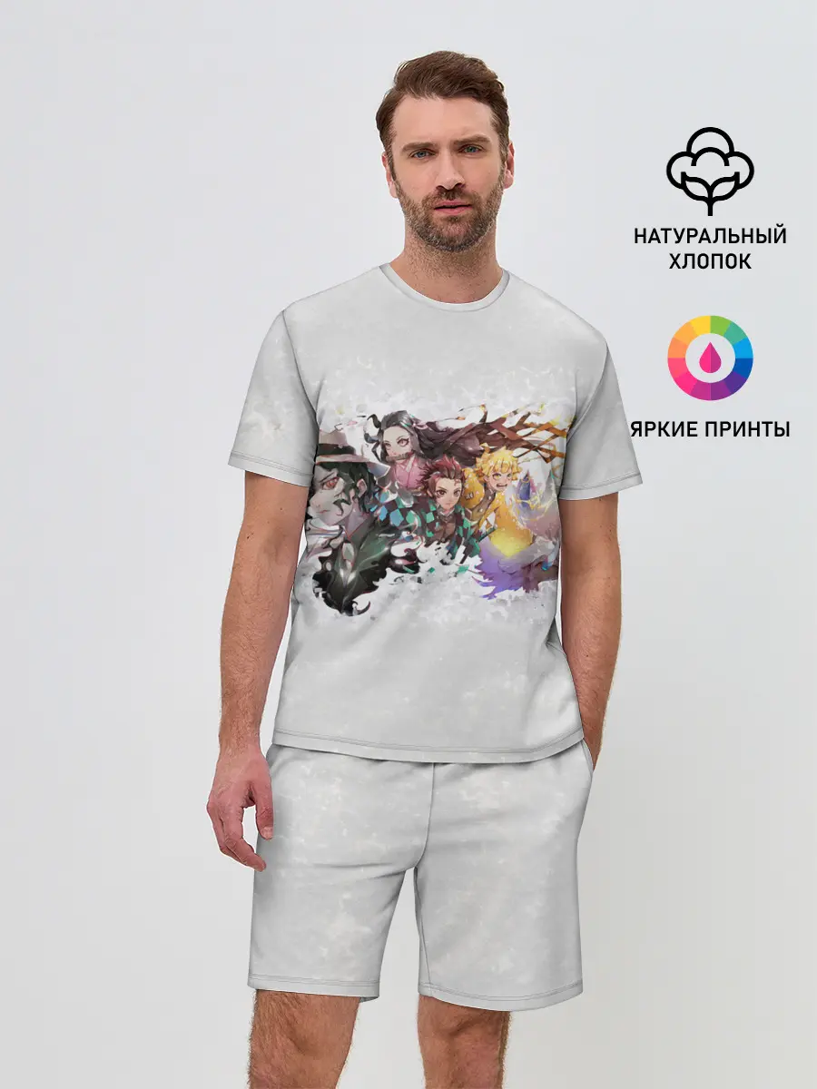 Мужской костюм с шортами / Клинок рассекающий демонов