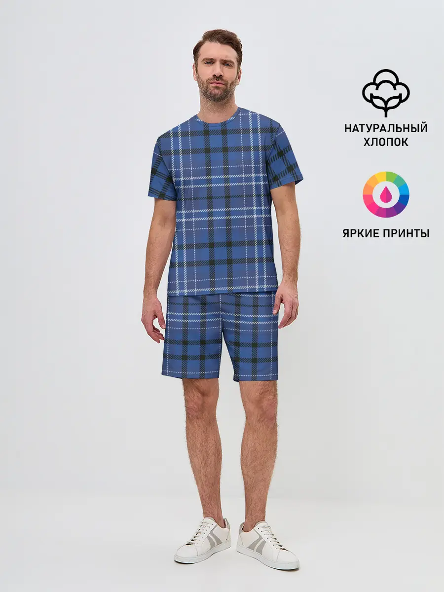 Мужской костюм с шортами / Шотландка | Tartan