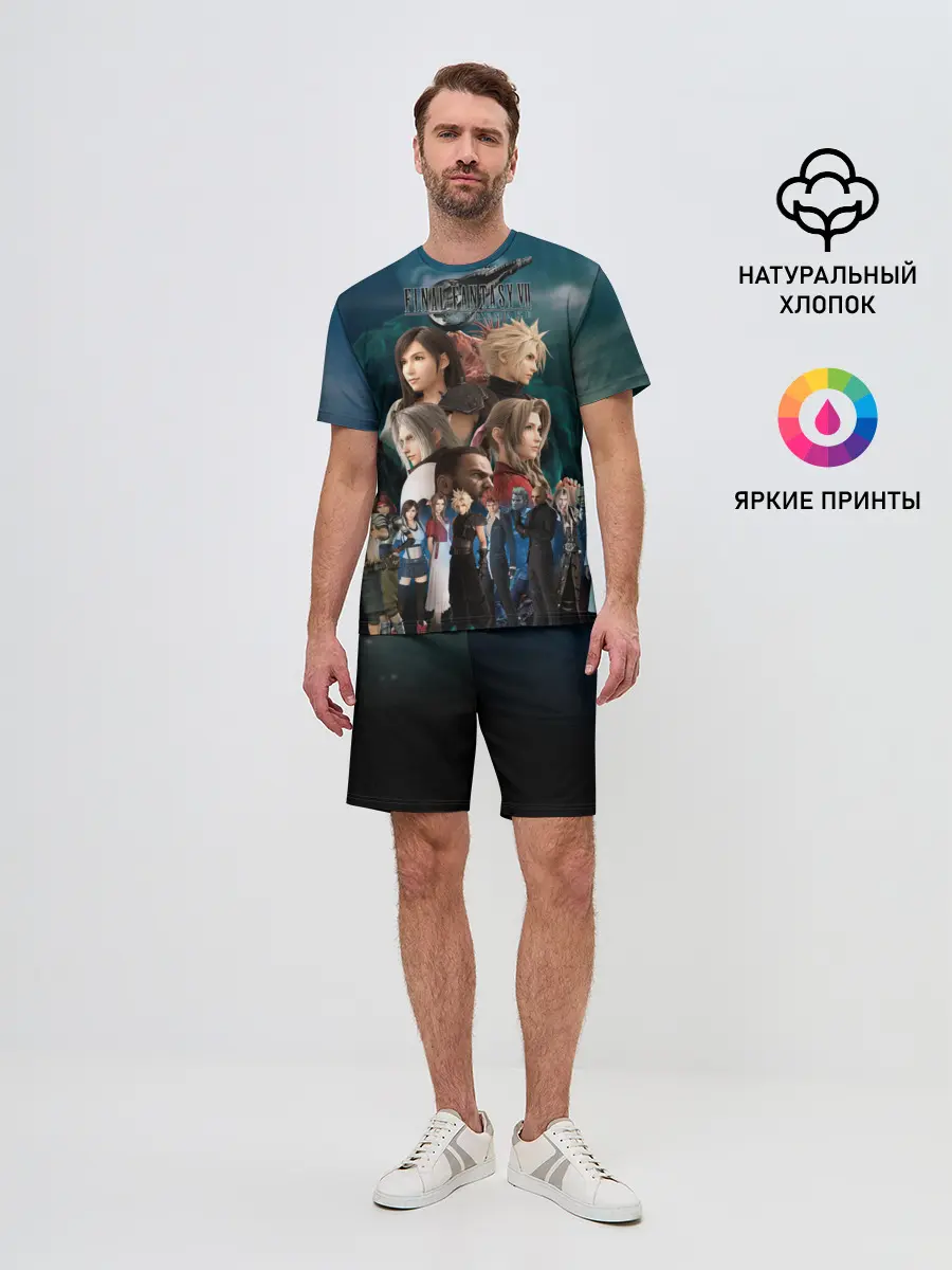 Мужской костюм с шортами / Final Fantasy VII Remake